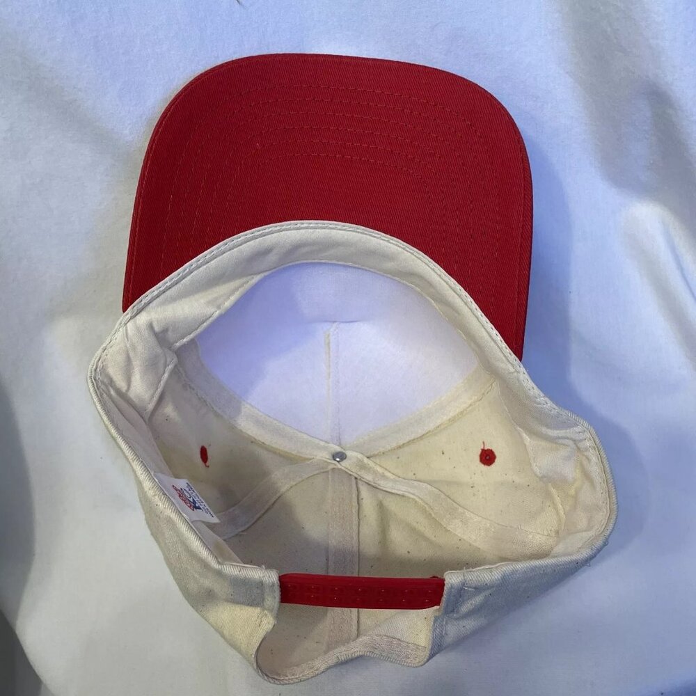 Golden Age Softball KC Snapback Cream Red Hat Cap Baseball Wenatchee Valley - Picture 8 of 12